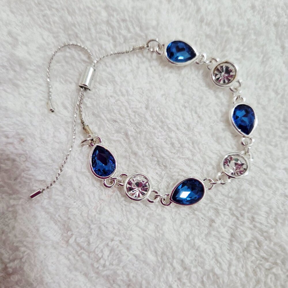 925 Silver Plated Adjustable Women Bracelet
